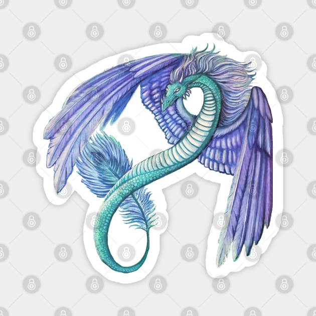 Feathered Dragon Magnet by GnarlyBones