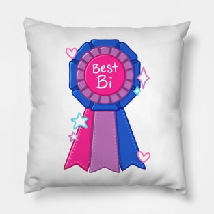 Best Bi Ribbon Bisexual Pride LGBTQ Pillow