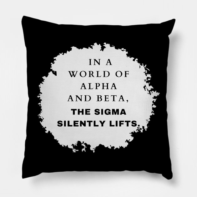 Gym apparel Pillow by sammm