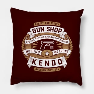 Kendo Gun Shop Emblem Pillow