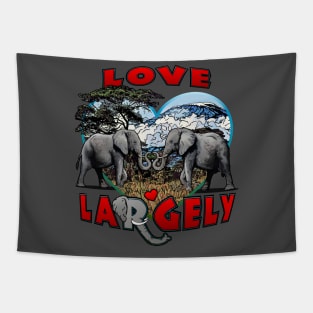Love Largely Tapestry