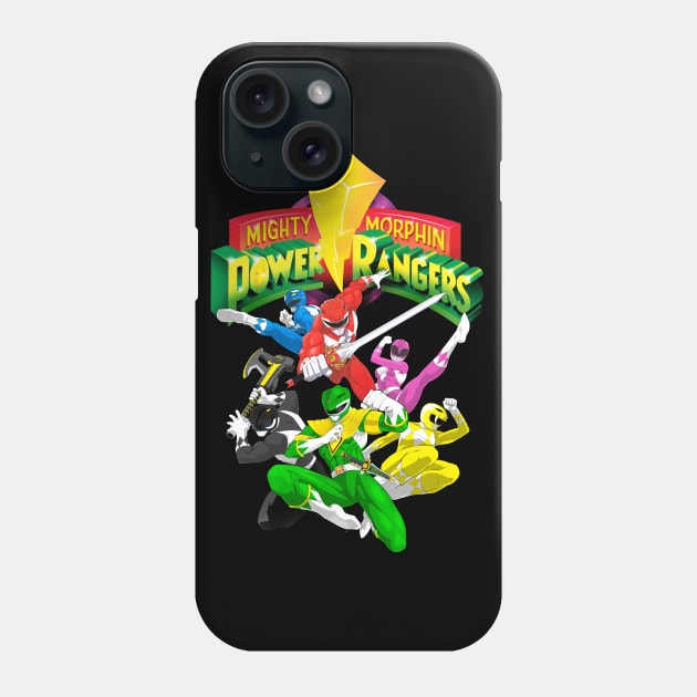 Power Rangers Action Phone Case by CoolDojoBro