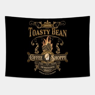 Vintage Toasty Bean Coffee Shoppe - Retro Coffee Lover's Delight! Tapestry