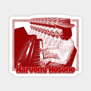 Haruomi Hosono Psychedelic Fan Design Magnet