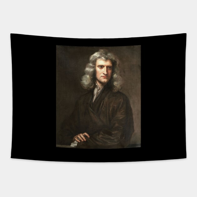 Sir Isaac Newton Portrait Art Tapestry by Embrace Masculinity