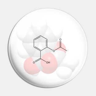 Aspirin Molecule Chemistry Pin