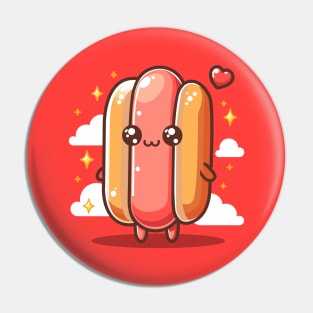 Charming Hotdog Pin
