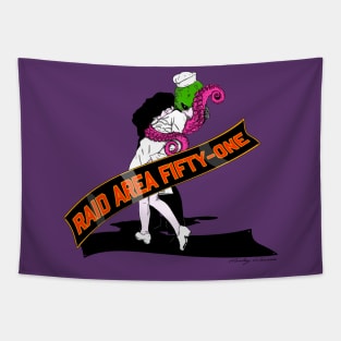 Raid Area 51 Tapestry