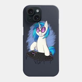 Music is my Religion (Vinyl Scratch, Without Text) Phone Case