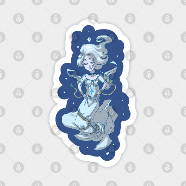 Drowned Ghost Girl Will-O'-the-Wisp MONSTER GIRLS Series I Magnet by angelasasser