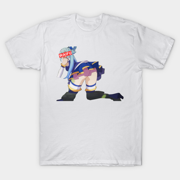 Aqua Konosuba Booty Anime Aqua Konosuba Booty Anime T Shirt Teepublic Uk God's blessing on this wonderful world! teepublic