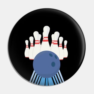 Bowling is My Favorite Sport Pin