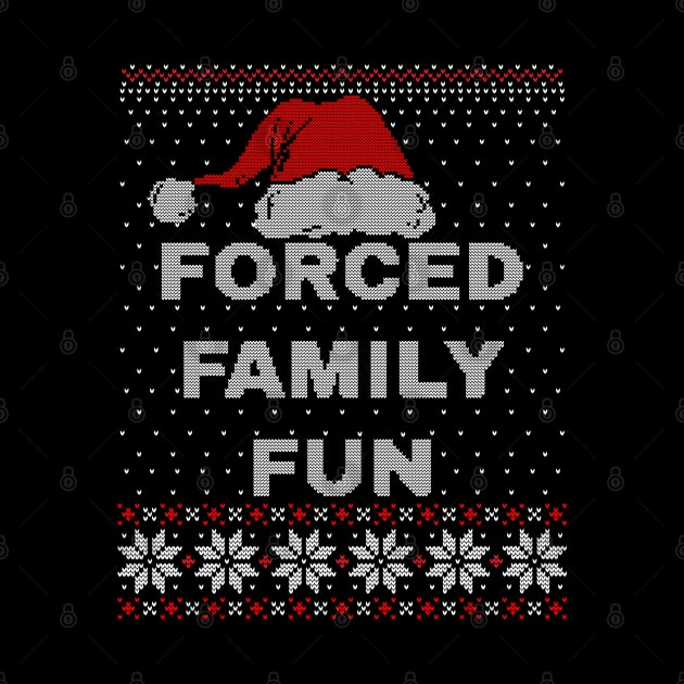 Forced Family Fun - Funny Christmas by devilcat.art