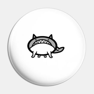 Whale Cat Pin