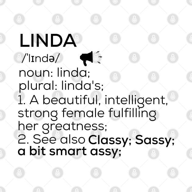 Linda Name Definition Linda Female Name by TeeLogic