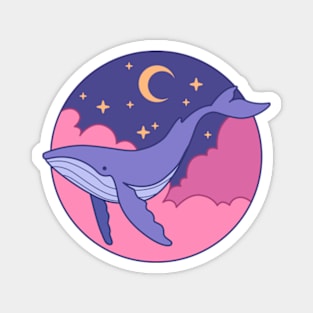 Whale in the sky Magnet