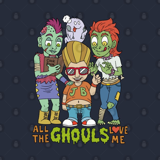 All the Ghouls Love me Halloween Gift by Konnectd