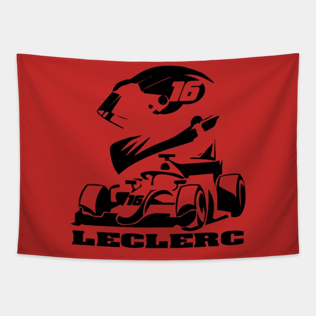 F1 Leclerc Tapestry by Lifeline/BoneheadZ Apparel