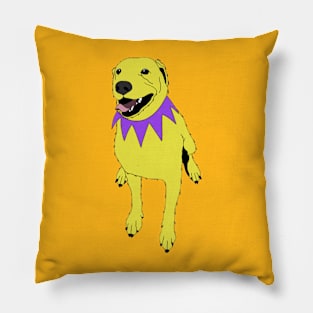 Grateful Dawg Yellow Pillow