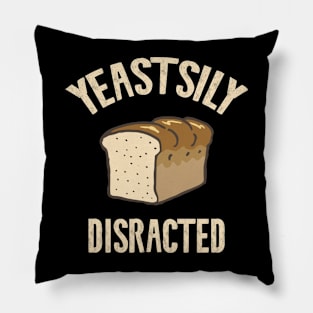 Funny bread pun Pillow