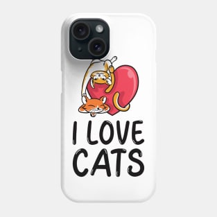 I Love Cats Phone Case