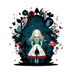 Dark Alice in Wonderland T-Shirt