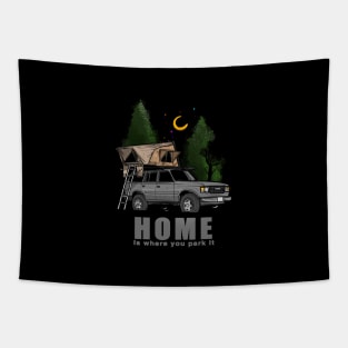 Grey Land Cruiser - Home is where you park it Land Cruiser Tapestry
