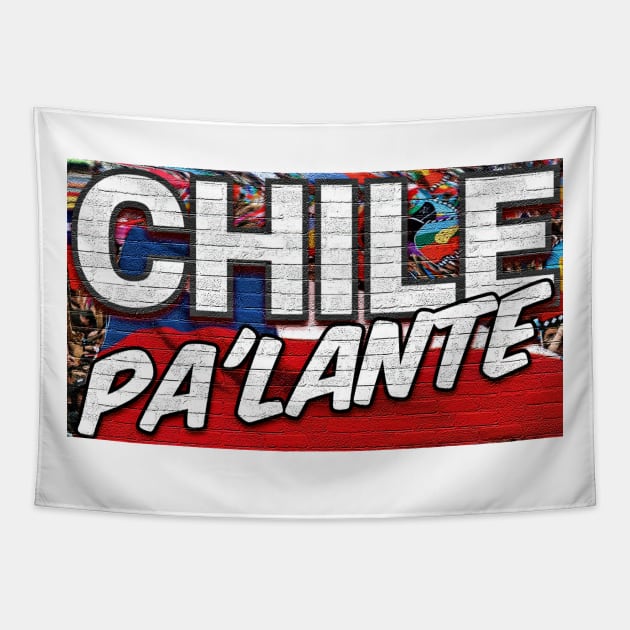 Chile Pa'lante - Chile Forward Tapestry by Tony Cisse Art Originals