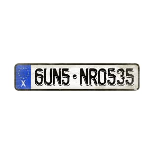 6UN5 NR0535 - License Plate T-Shirt