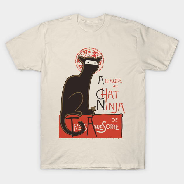 A French Ninja Cat Ninja T Shirt Teepublic