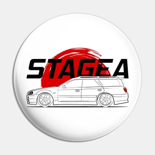 JDM Stagea Station Wagon Racing Pin