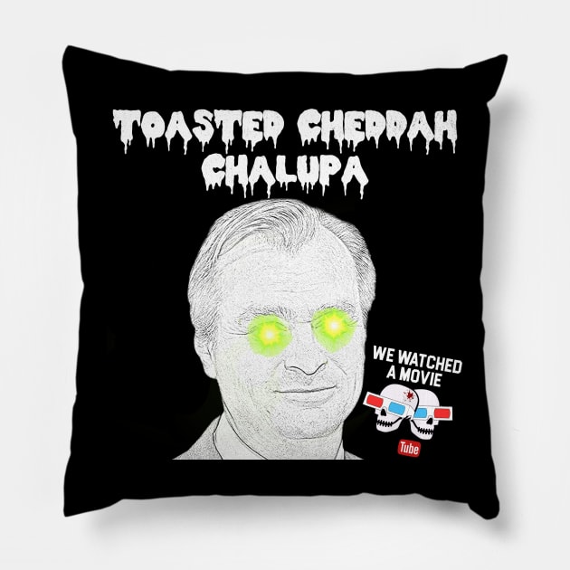 Nolan's Toasted Cheddar Chalupa Pillow by We Watched A Movie