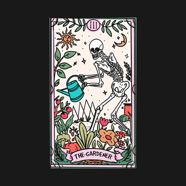 The Gardener Tarot Card Gardening Planting by cloutmantahnee