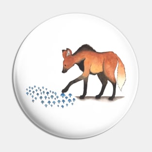 M is for Maned Wolf Pin