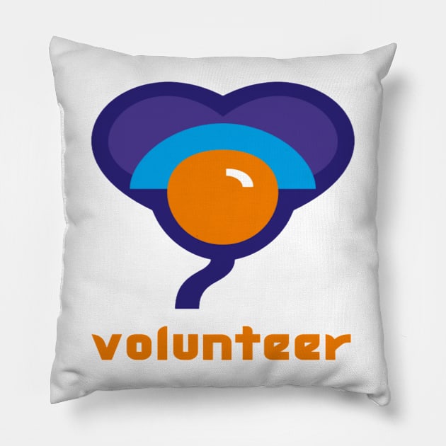 Bharat Parv - Volunteer Only Pillow by Bharat Parv