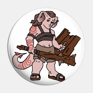 Tiefling Barbarian Pin