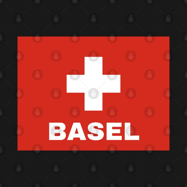 Basel City in Swiss Flag by aybe7elf