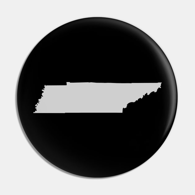 Tennessee State Light Grey Pin by ilrokery