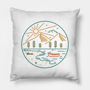 Nature Lake Pillow