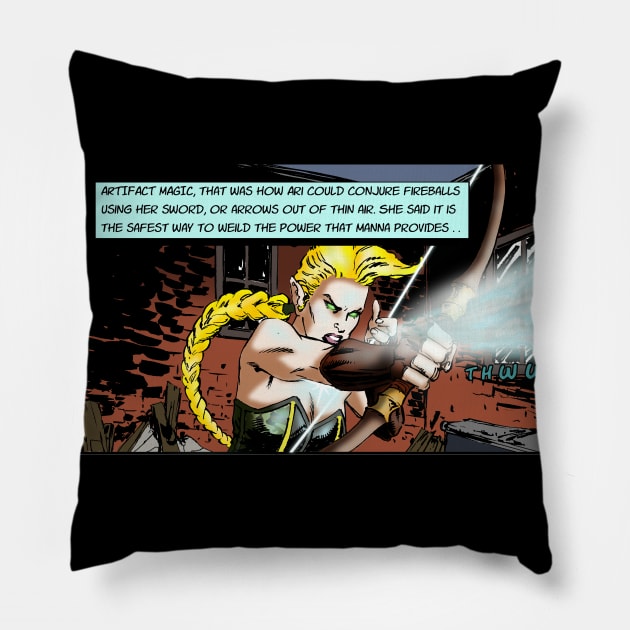 ARISTAR looses her Energy Arrows Pillow by TMCcomic