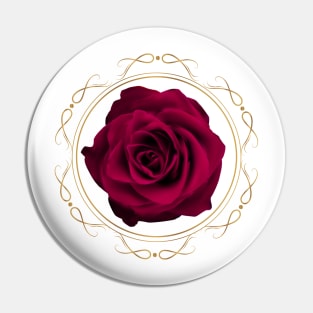 Rose Gold Romantic Vintage Pin