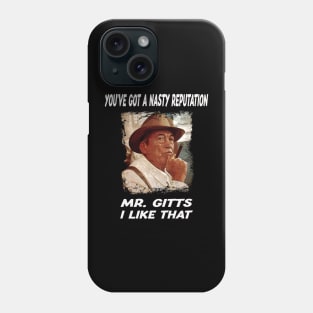 Chinatowns Whispers Retro Tee with Quotes and Symbolic Imagery from Polanski's Noir Classic Phone Case