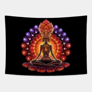 Meditation Chakra Mandala Pattern Tapestry