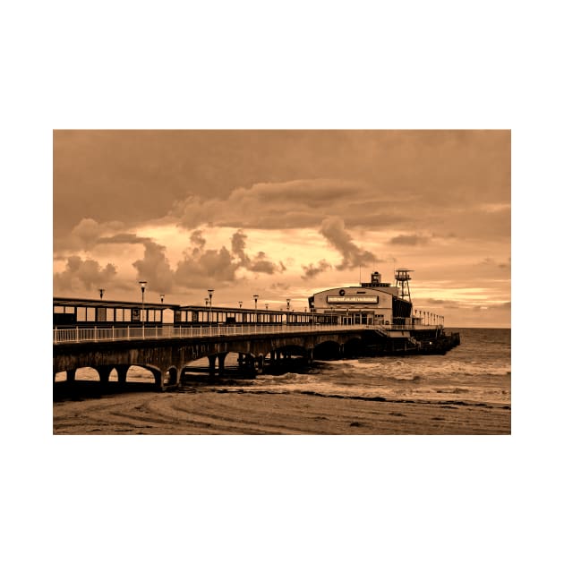 Bournemouth Pier and Beach Dorset England UK by AndyEvansPhotos