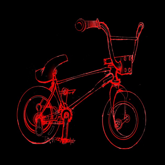 bmx bike by IAN TOVEY ILLUSTRATOR