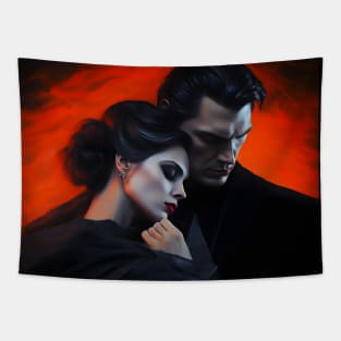 Sir. Dracula Bloody Romance Oil Painting Tapestry