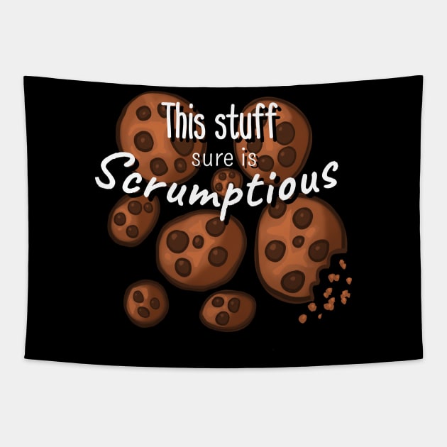 This Stuff Sure is Scrumptious- Cookies Tapestry by wildjellybeans