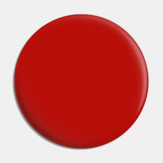 Crimson Red, Solid Red Pin by Gsallicat