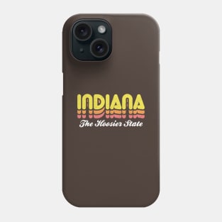 Indiana The Hoosier State Phone Case