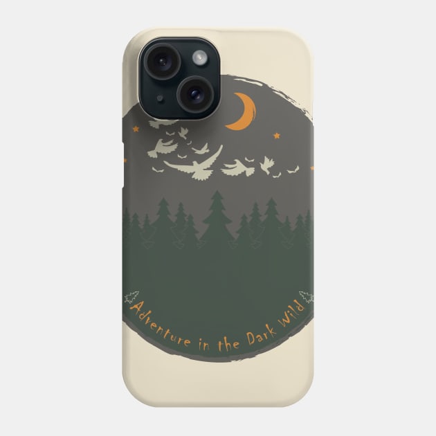 Adventure In The Dark Wild Phone Case by campervan